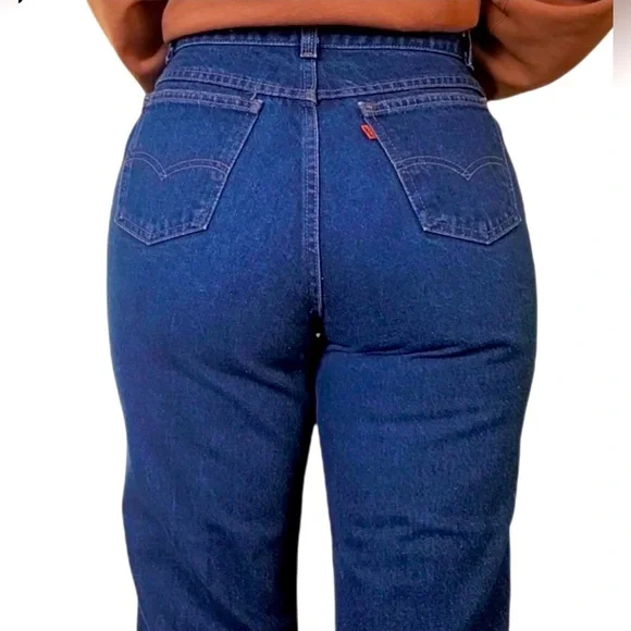 Vintage orange tab LEVIS misses jeans 12 - Picture 9 of 9